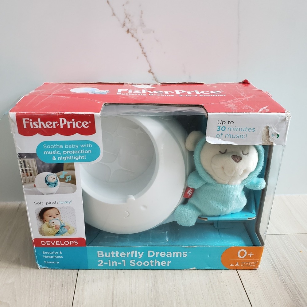 Fisher Price Baby Soother Butterfly Dreams Sound Machine Starlight Projection